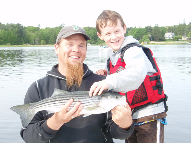 Merrimac River striped bass charter